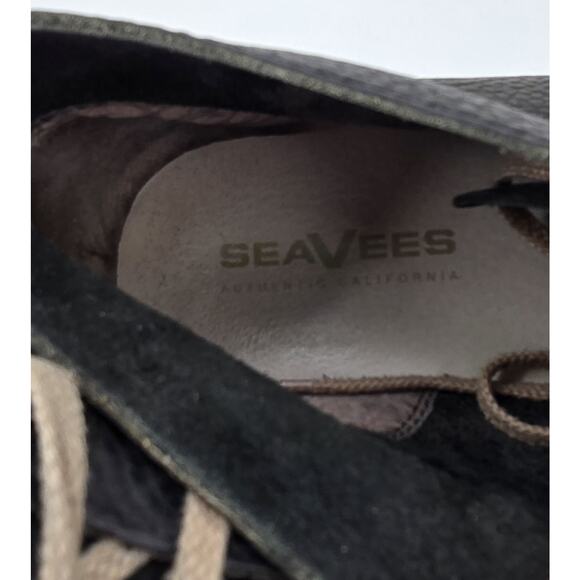 Seavees Three Eye Pebbled Leather Chukka Black Boot Dress Shoe Mens Sz 13 - Picture 6 of 12